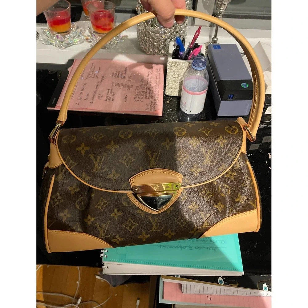 Authentic Louis Vuitton Monogram Canvas Beverly MM Shoulder Bag Ultra Rare NWT - Picture 6 of 11